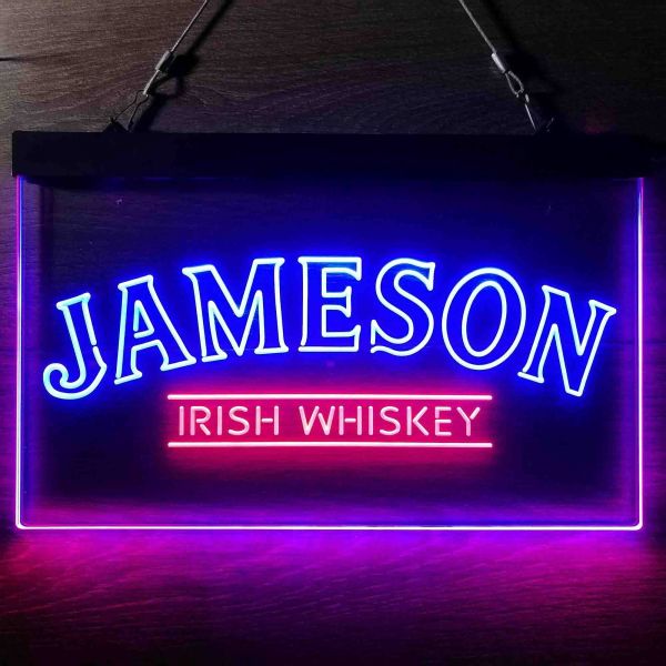 Jameson Logo Dual LED Neon Light Sign